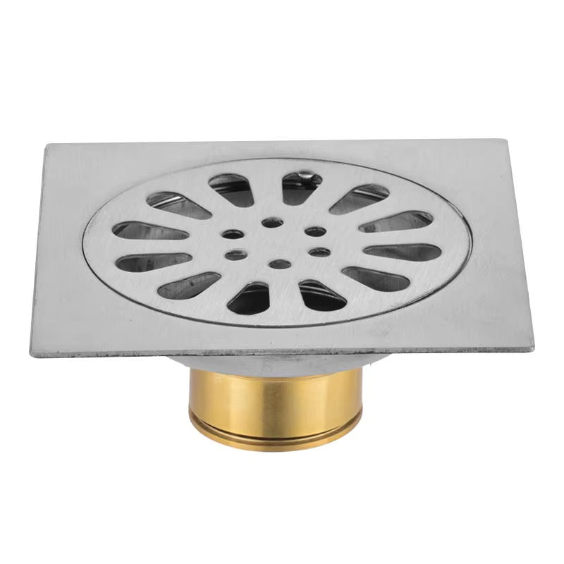 Siphon de sol anti-odeur en acier inoxydable