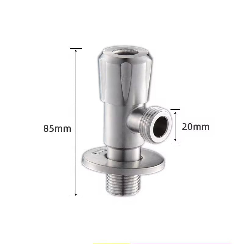 Robinet d’angle de contrôle en acier inoxydable 9008