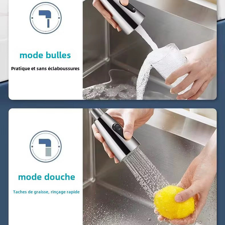 Robinet de cuisine mitigeur inoxydable