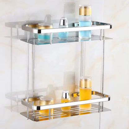 Étagère Murale Double en Acier Inoxydable GJ6612