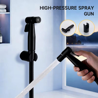 Douchette Hygiénique WC avec Flexible et Support Mural AG-501