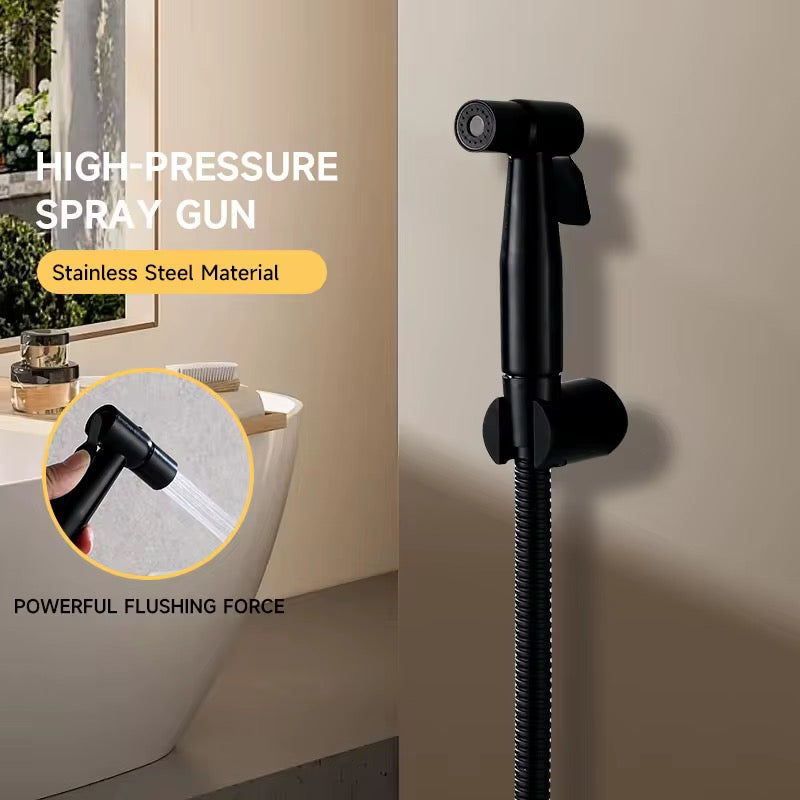 Douchette Hygiénique WC avec Flexible et Support Mural AG-501