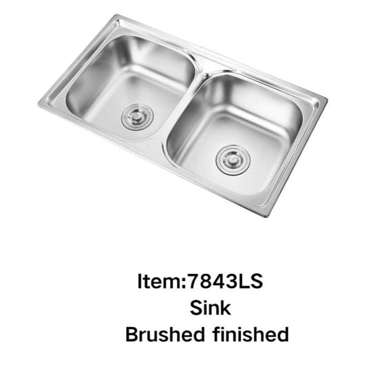 Évier Double Inox 7843LS
