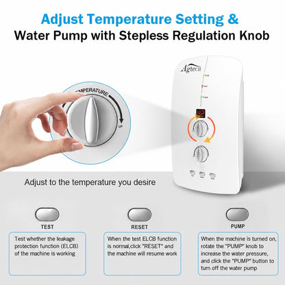 Chauffe-eau Instantané AGTECH 5.5 KW TPS-31N1