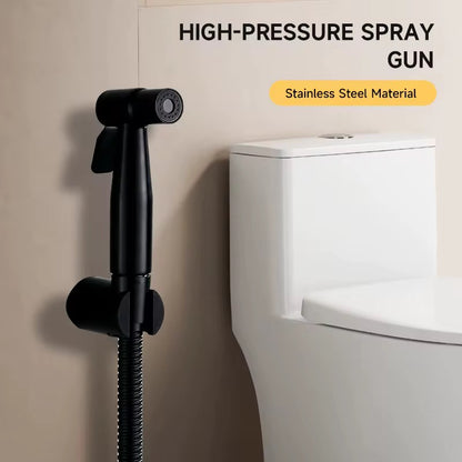 Douchette Hygiénique WC avec Flexible et Support Mural AG-501