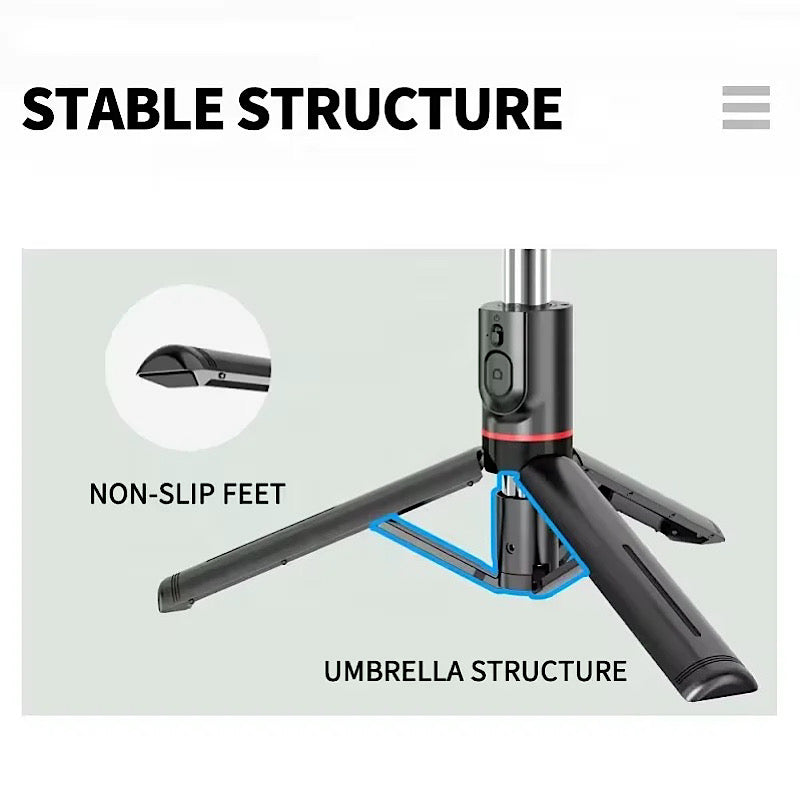 Canne A Selfie Convertible En Trépied