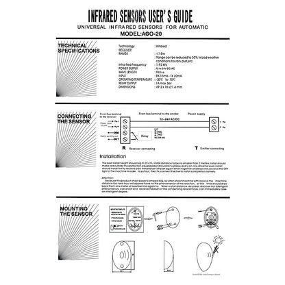 Détecteur de rayonnement infrarouge à faisceau unique