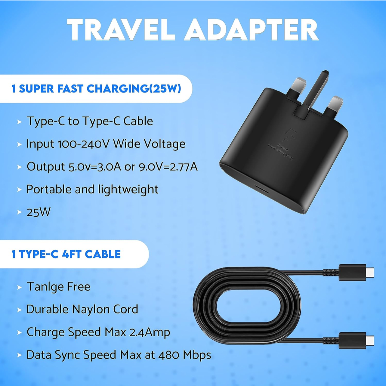 Chargeur Samsung Original 25W – Super Fast Charging