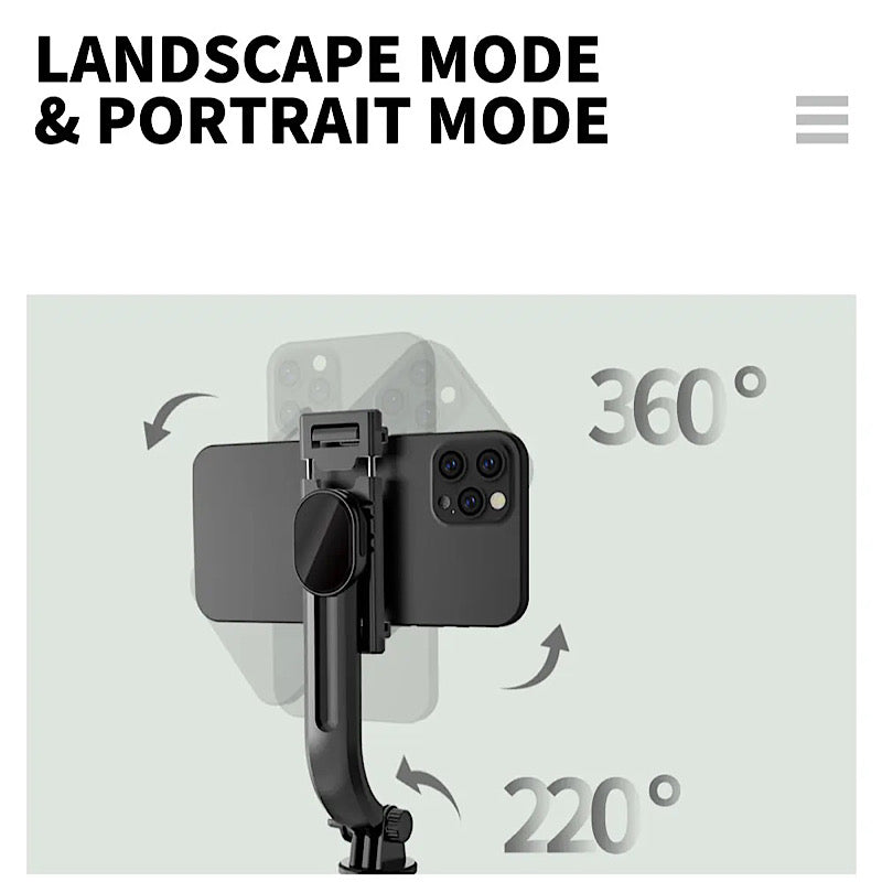 Canne A Selfie Convertible En Trépied