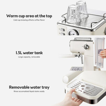 2 En 1 Machine à Café Expresso-1.5L-850W