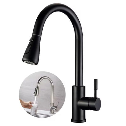 Robinet de cuisine mitigeur inoxydable