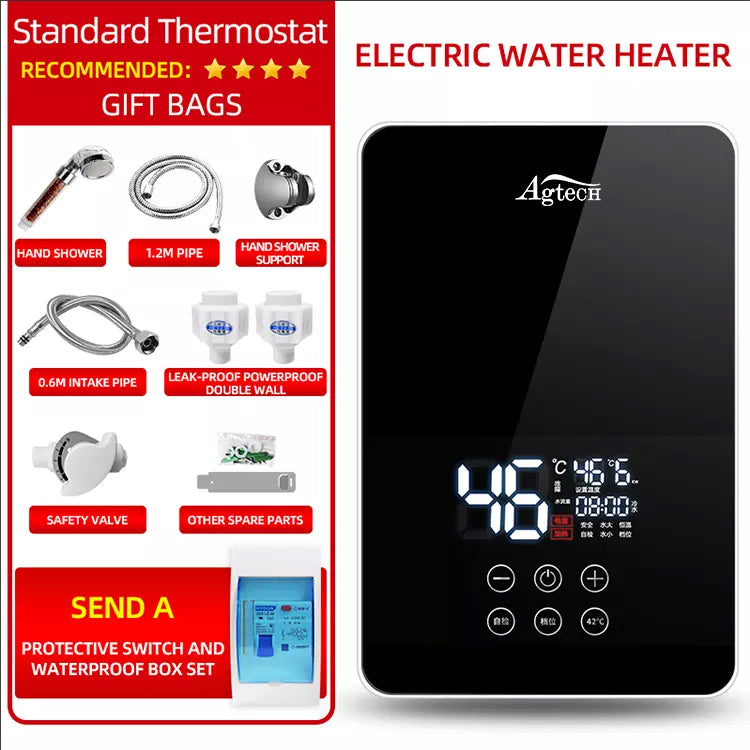 Chauffe eau instantané électrique pour salle de bain - sans réservoir