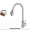 Robinet de cuisine mitigeur inoxydable