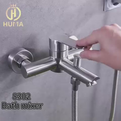Robinet de douche mitigeur en acier inoxydable